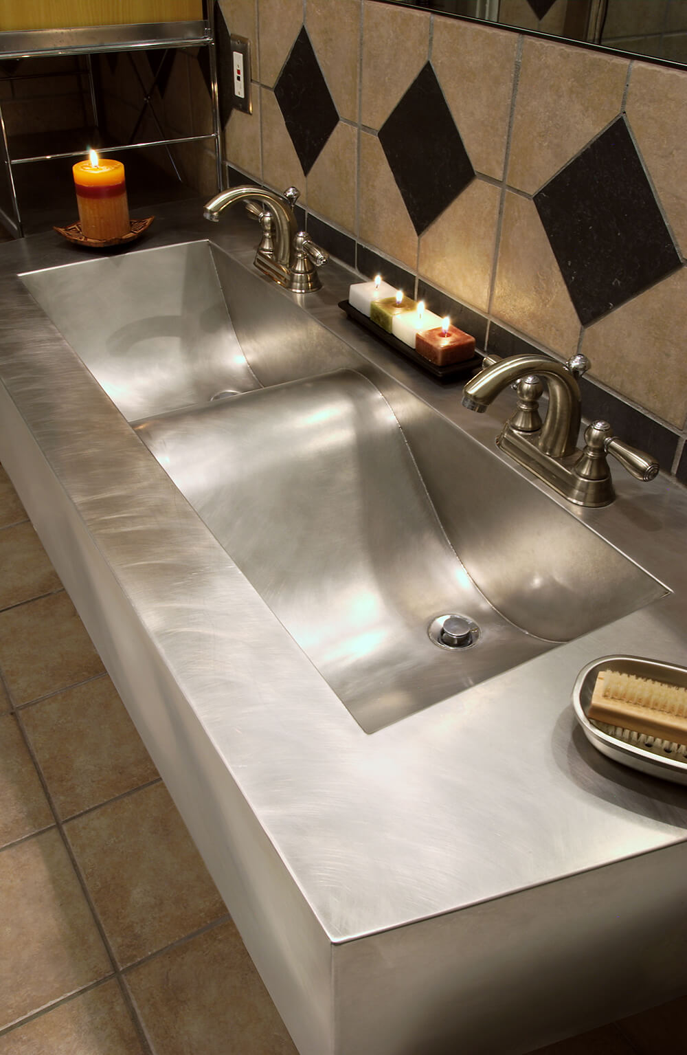 Bathroom Stainless Steel Sinks