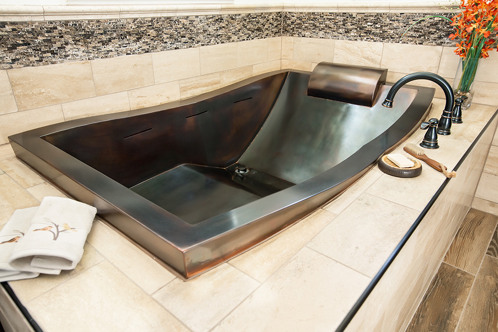 Tub for two | Large jetted tub | Deep soaker tub
