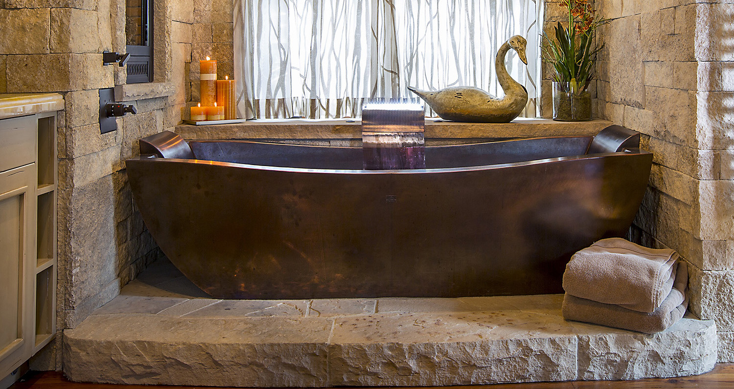 glass oversized bathtubs design
